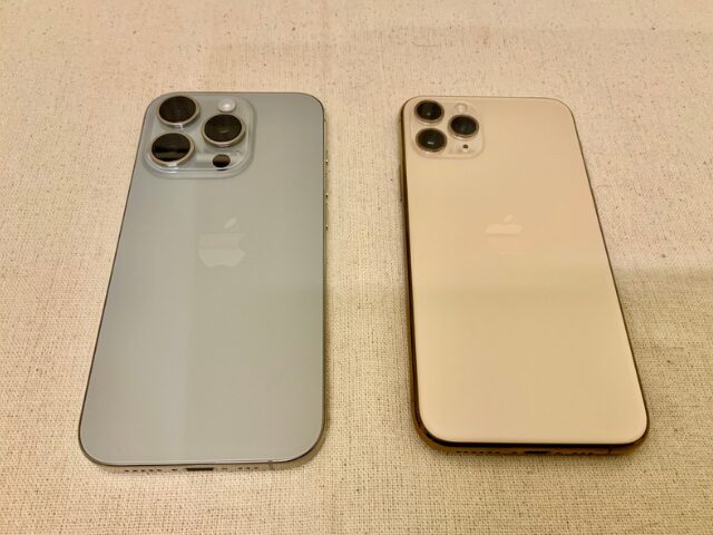 2台のiPhone